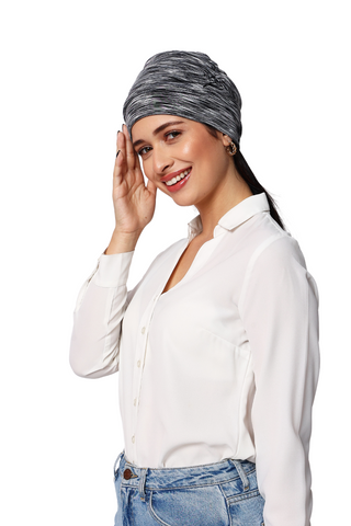 The Headscarves Women Side Gathered Headcap winter wear Wool Free Size