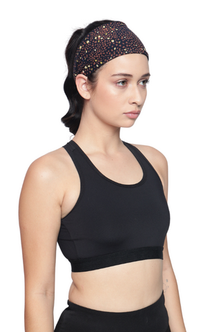 The Headscarves Bamboo Viscose Beautiful Printed Sports Head Sweat Headband for Women