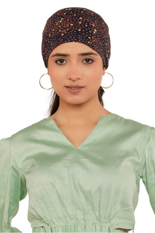 Bamboo Viscose Printed Pre-Tie Scarf For Women Headwear