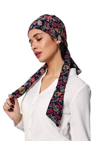 The Headscarves Beautifull Cotton Printed Headwraps Headscarf for Women