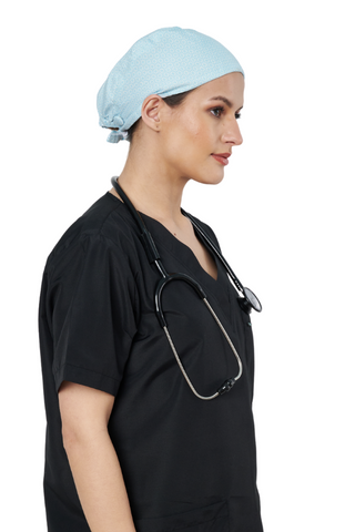 The Headscarves Cotton Premium Scrub Cap Unisex with Sweat Band Doctors, Dentists, Vets, Medical Professionals