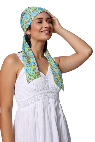 The Headscarves Beautifull Cotton Printed Headwraps Headscarf for Women