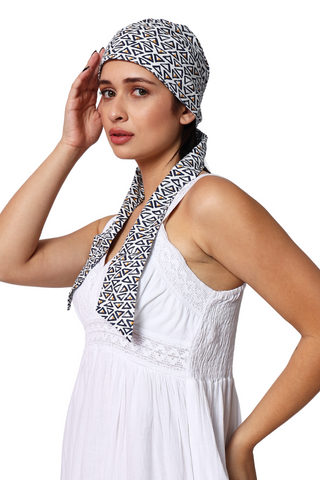 The Headscarves Beautifull Cotton Printed Headwraps Headscarf for Women