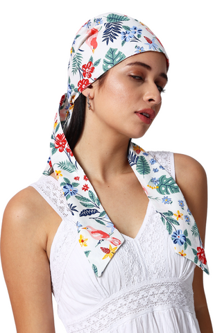 The Headscarves Beautifull Cotton Printed Headwraps Headscarf for Women