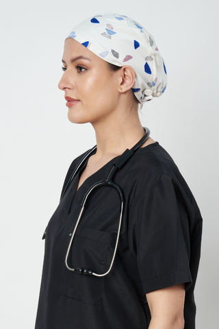 The Headscarves Cotton Premium Scrub Cap Unisex with Sweat Band Doctors, Dentists, Vets, Medical Professionals