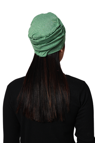 The Headscarves Women Side Gathered Headcap winter wear Wool Free Size