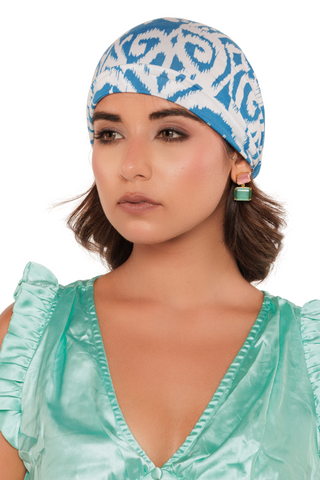 Bamboo Viscose Printed Pre-Tie Scarf For Women Headwear