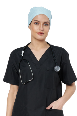 The Headscarves Cotton Premium Scrub Cap Unisex with Sweat Band Doctors, Dentists, Vets, Medical Professionals