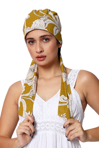 The Headscarves Beautifull Cotton Printed Headwraps Headscarf for Women