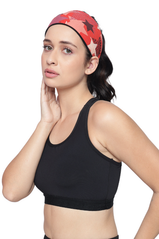 The Headscarves Bamboo Viscose Beautiful Printed Sports Head Sweat Headband for Women