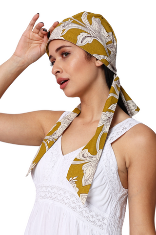 The Headscarves Beautifull Cotton Printed Headwraps Headscarf for Women