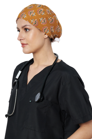 The Headscarves Cotton Premium Scrub Cap Unisex with Sweat Band Doctors, Dentists, Vets, Medical Professionals