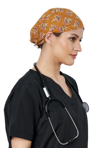 The Headscarves Cotton Premium Scrub Cap Unisex with Sweat Band Doctors, Dentists, Vets, Medical Professionals