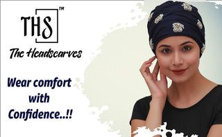 Stylish Head Wraps Jewel Headwear for chemo Patients