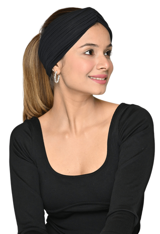 Beautiful Silky Skin Friendly Gathered Headband For Women's For Hair Styling