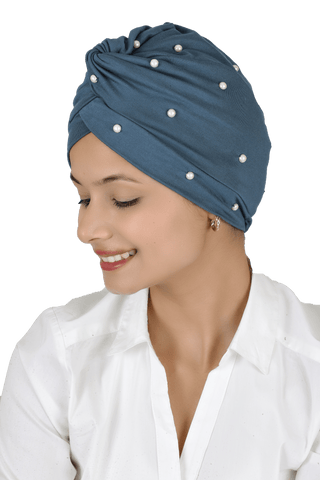 The Headscarves Beautiful Women Mother of Pearl Beanies Turban Headwear