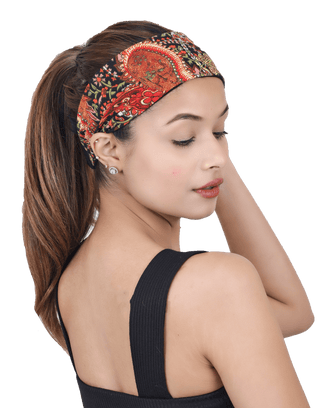Printed Reversible Sports Headbands For Women