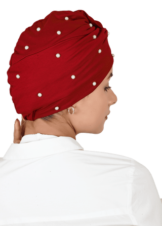 The Headscarves Beautiful Women Mother of Pearl Beanies Turban Headwear