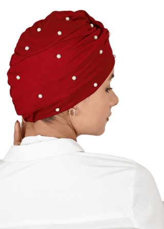 Pearl Beanies Turban For Women