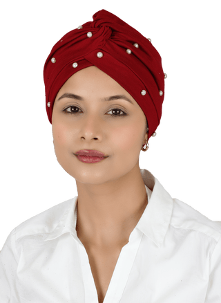 The Headscarves Beautiful Women Mother of Pearl Beanies Turban Headwear