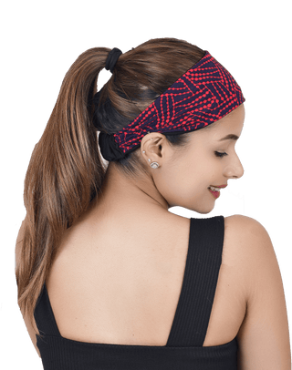 Printed Reversible Sports Headbands For Women
