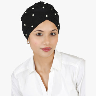 The Headscarves Beautiful Women Mother of Pearl Beanies Turban Headwear